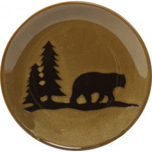 DEI Woodland Bear 8.25" Salad Plate DEET1614